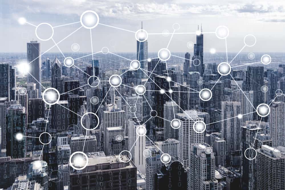 Network of connectivity across Chicago colocation