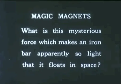 Magic magnets: What is this mysterious force which makes an iron bar apparently so light that it floats in space?